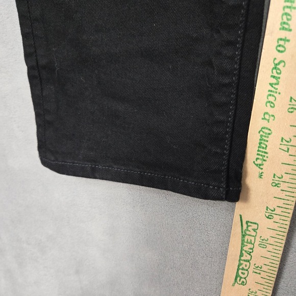 Levis 541 Jeans Mens 30x30 (31x29) Black stretch Denim Premium Tapered - Picture 8 of 10